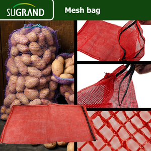  Packaging Vegetable PP Mesh Bag Onion Packing Raschel Mesh Bag