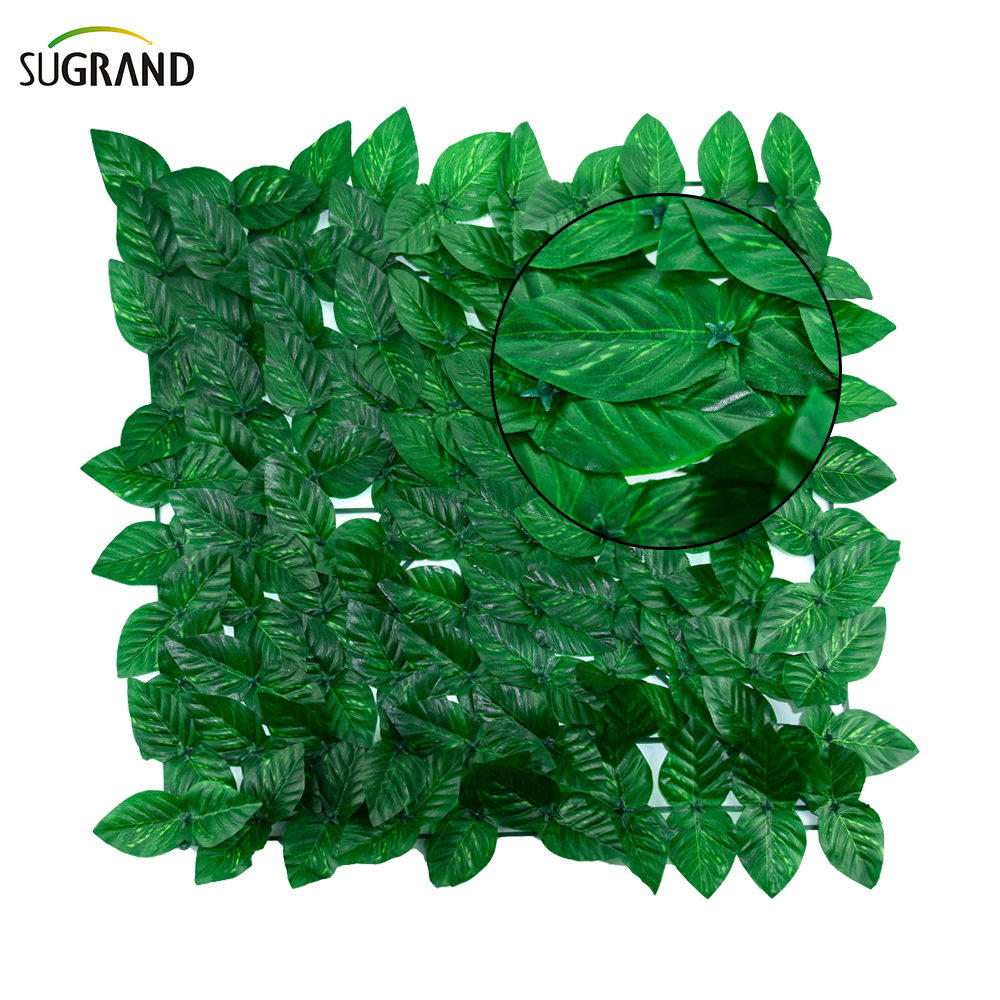 Artificial Grass Panels Plastic for Outdoor Garden Privacy Fence 