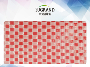 90GSM Red Garden PP Ground Cover Weed Mat