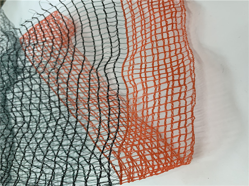55GSM Black and Green France Olive Net With Red Reinforced Edge