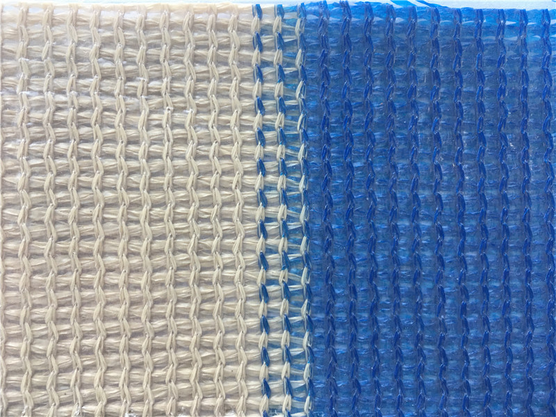 HDPE Beige And Blue Waterproof Garden Shade Net
