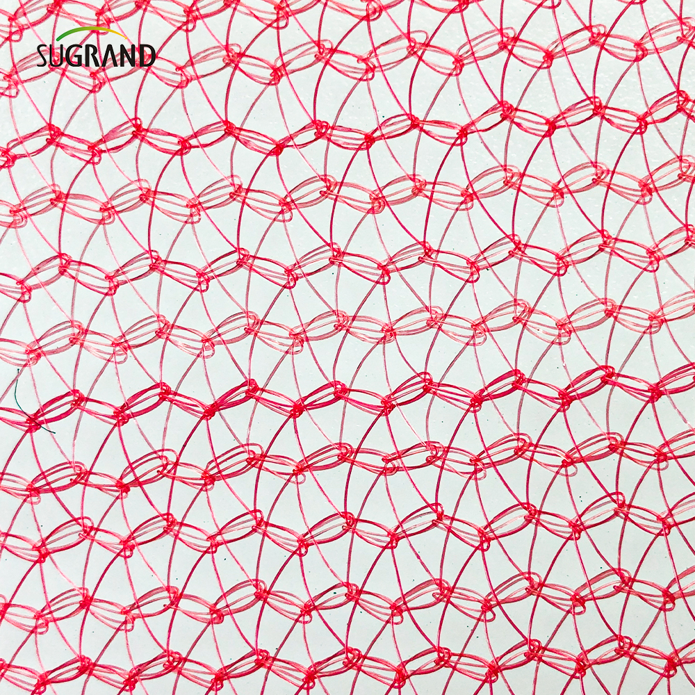 Building Protection Red 90GSM 1.8X50M Scaffolding Net