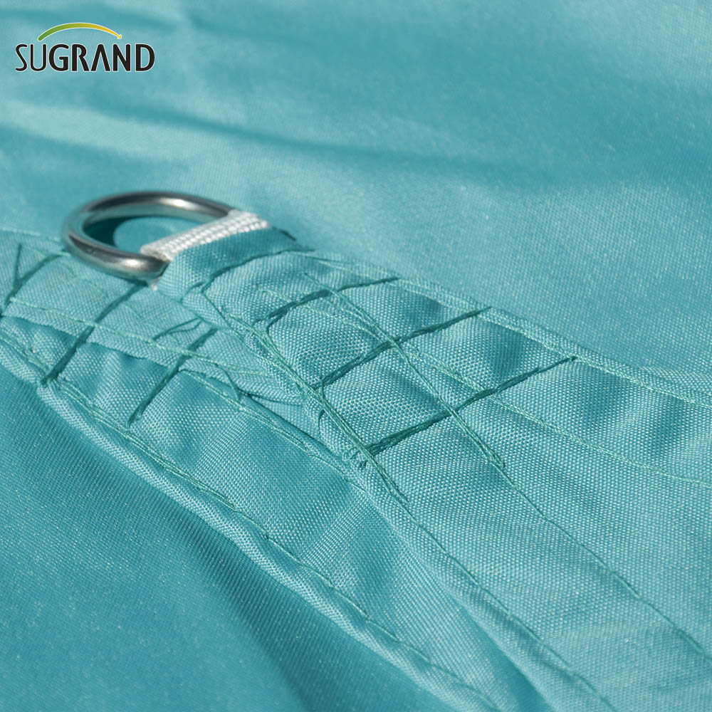 Outdoor Triangular Green Shade Sail Waterproof Fabric Shade Sail