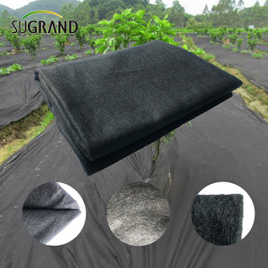 90GSM Black PP Non Woven Cloth For Landscape Weed Mat 