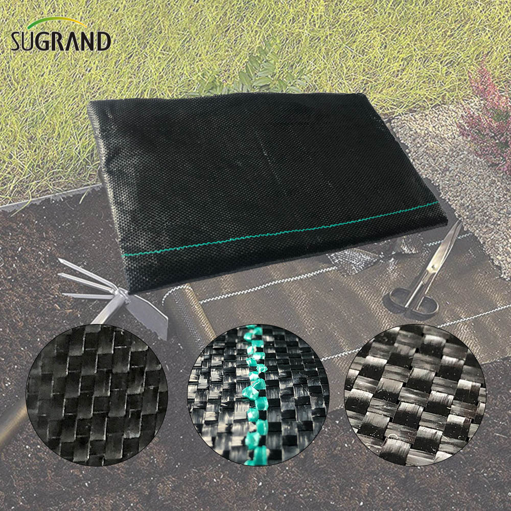 100% PP Black Ground Cover/weed barrier fabric