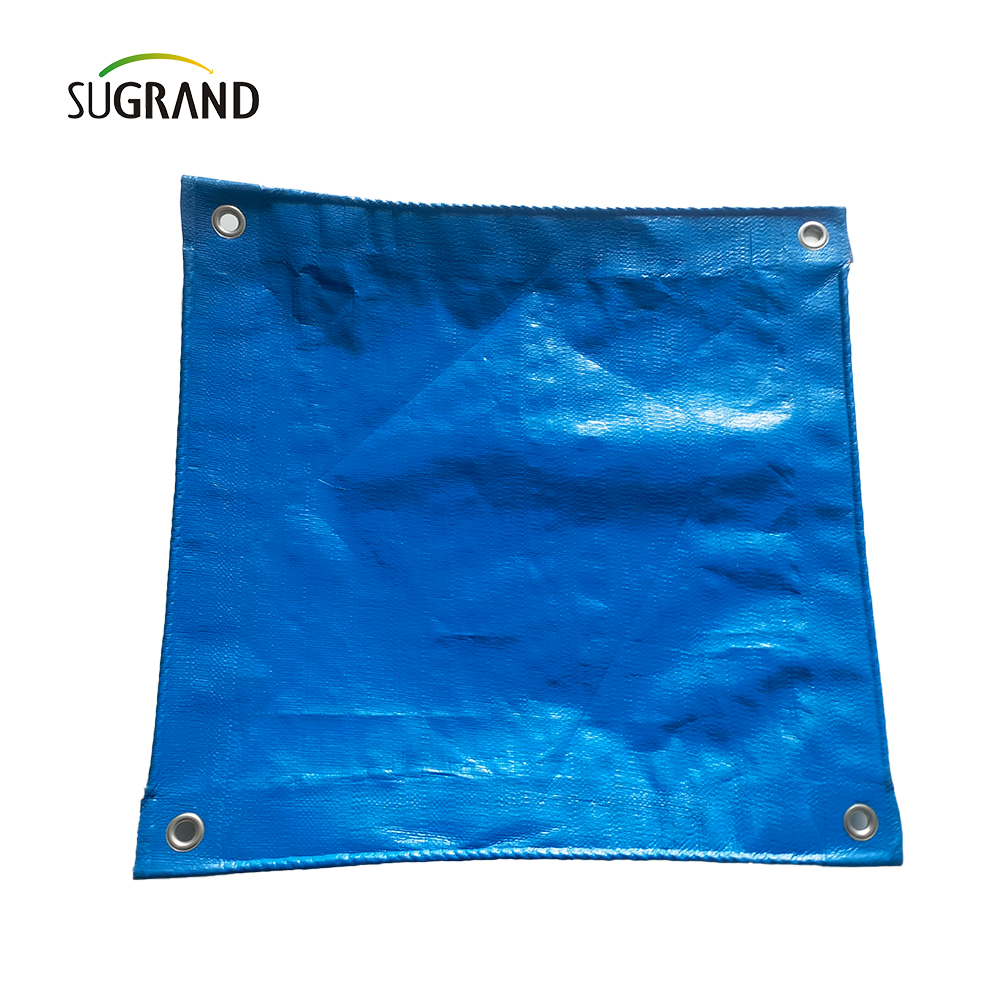 Orange And Blue UV Protect Plastic PE Tarpaulin Agriculture Industrial Cover Manufacturers